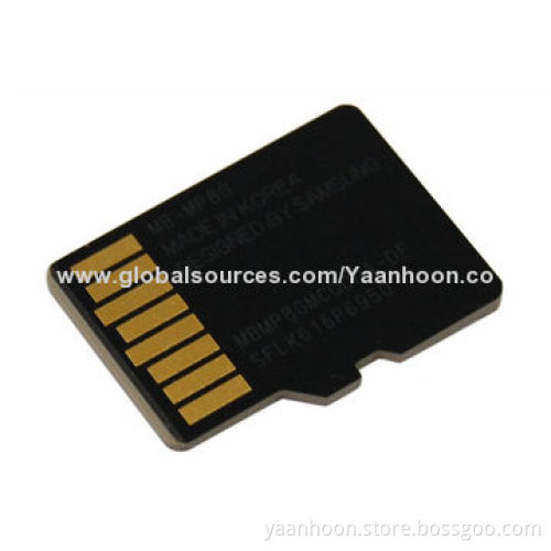 Replacement micro SD memory card, 8GB, color printing logo